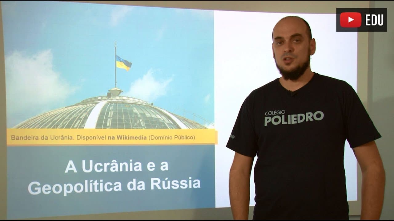 Thumbnail: Videoaulas Poliedro | Enem | A Ucrânia e a Geopolítica da Rússia