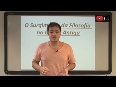 Thumbnail da aula: Videoaulas Poliedro | Causas do surgimento da Filosofia na Grécia Antiga