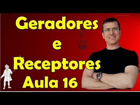 Thumbnail da aula: Geradores, receptores e resistores - Eletrodinâmica - Aula 16 - Prof. Marcelo Boaro