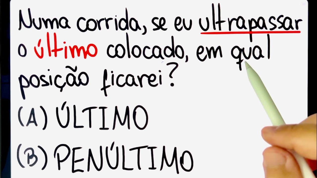Thumbnail: 🔥 NINGUÉM CONSEGUE RESPONDER CORRETAMENTE a essa pergunta bugante! Você consegue resolver?