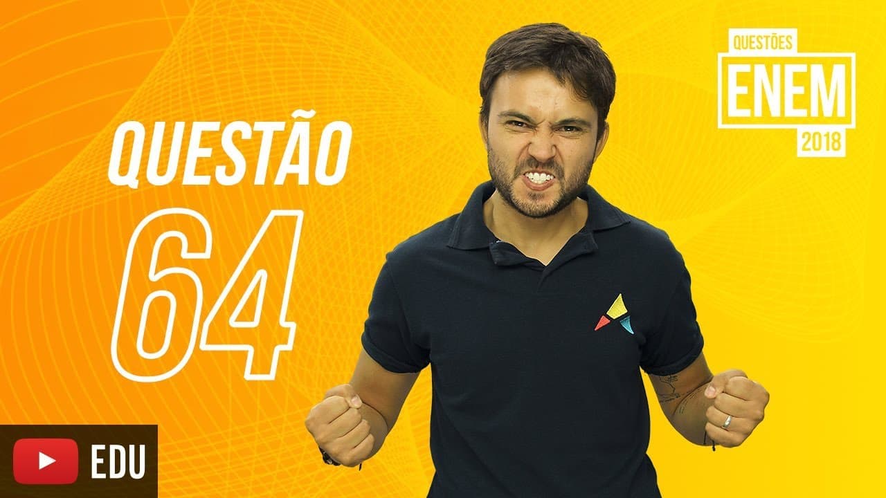 Thumbnail: ENEM 2018 | Crise Humanitária | questão 64 (caderno amarelo)