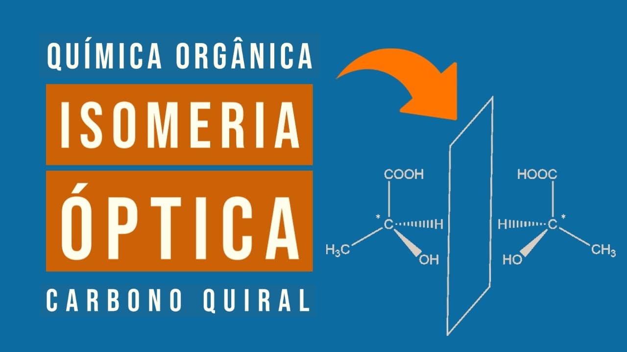 Thumbnail: ISOMERIA ÓPTICA | CARBONO QUIRAL ou CARBONO ASSIMÉTRICO | Aula 32