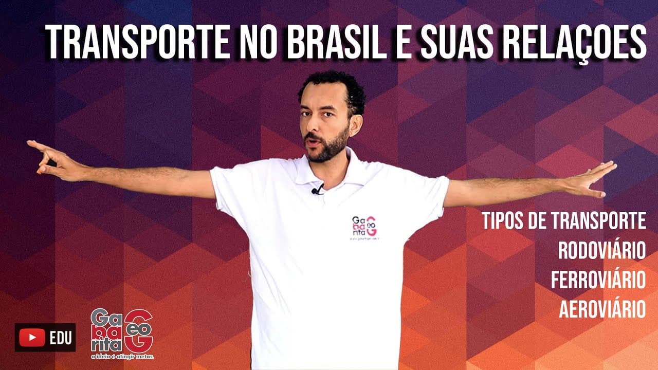 Thumbnail: TRANSPORTE NO BRASIL | AULA COMPLETA | GEOGRAFIA |