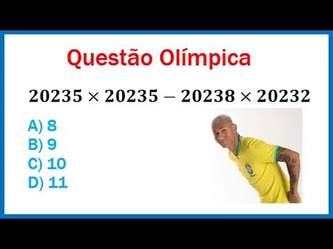 Thumbnail da aula: 🔥 Questão de Olimpíada de MATEMÁTICA que muita gente errou e era fácil!!!