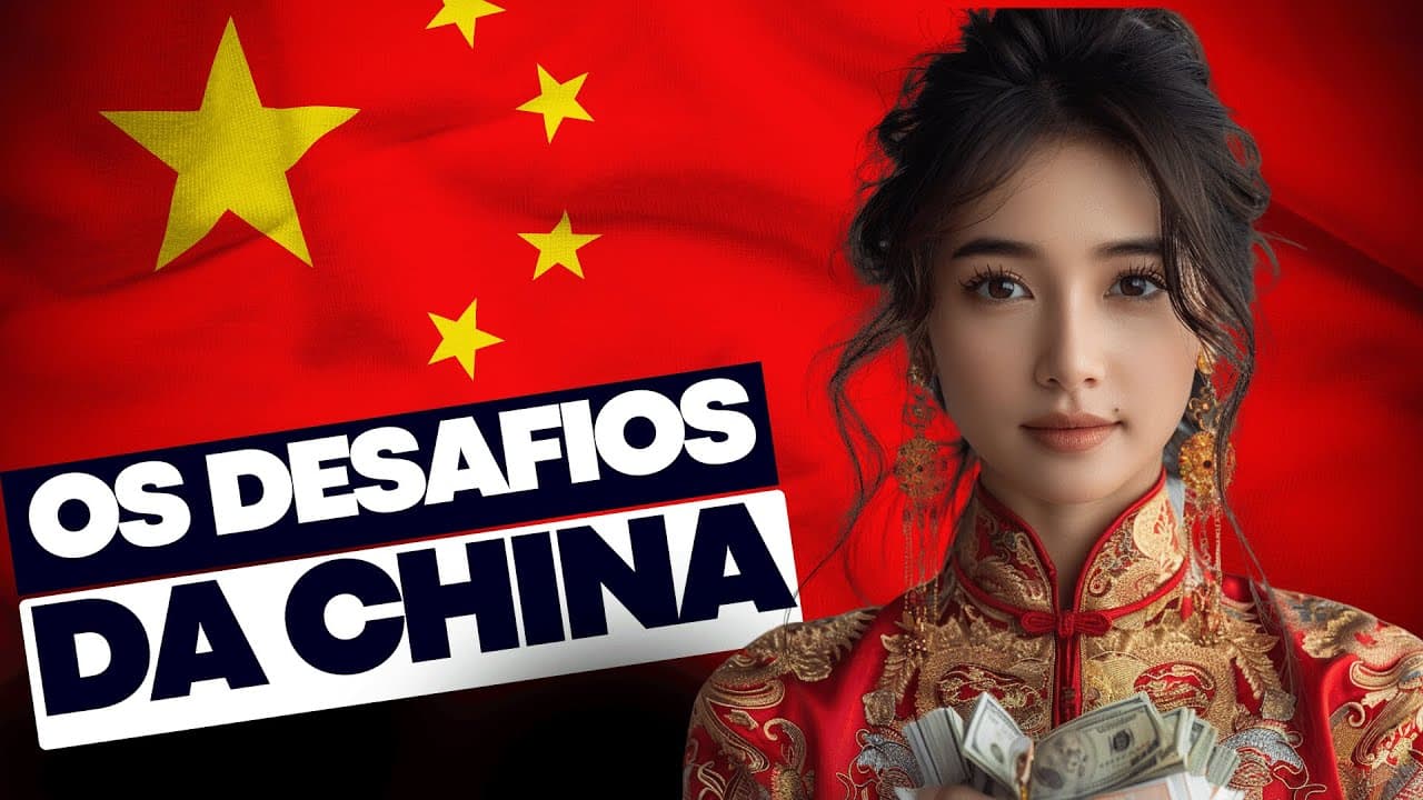 Thumbnail: Desafios da China para Ultrapassar os EUA na Economia