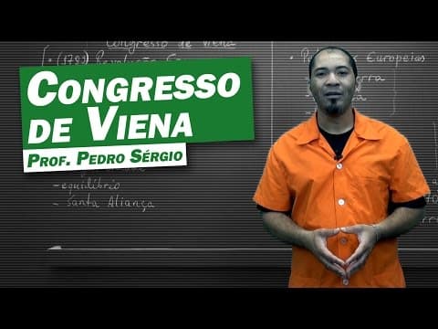 Thumbnail da aula: História - Congresso de Viena