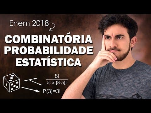 Thumbnail da aula: REVISÃO DE MATEMÁTICA ENEM: Probabilidade + Análise Combinatória + Estatística