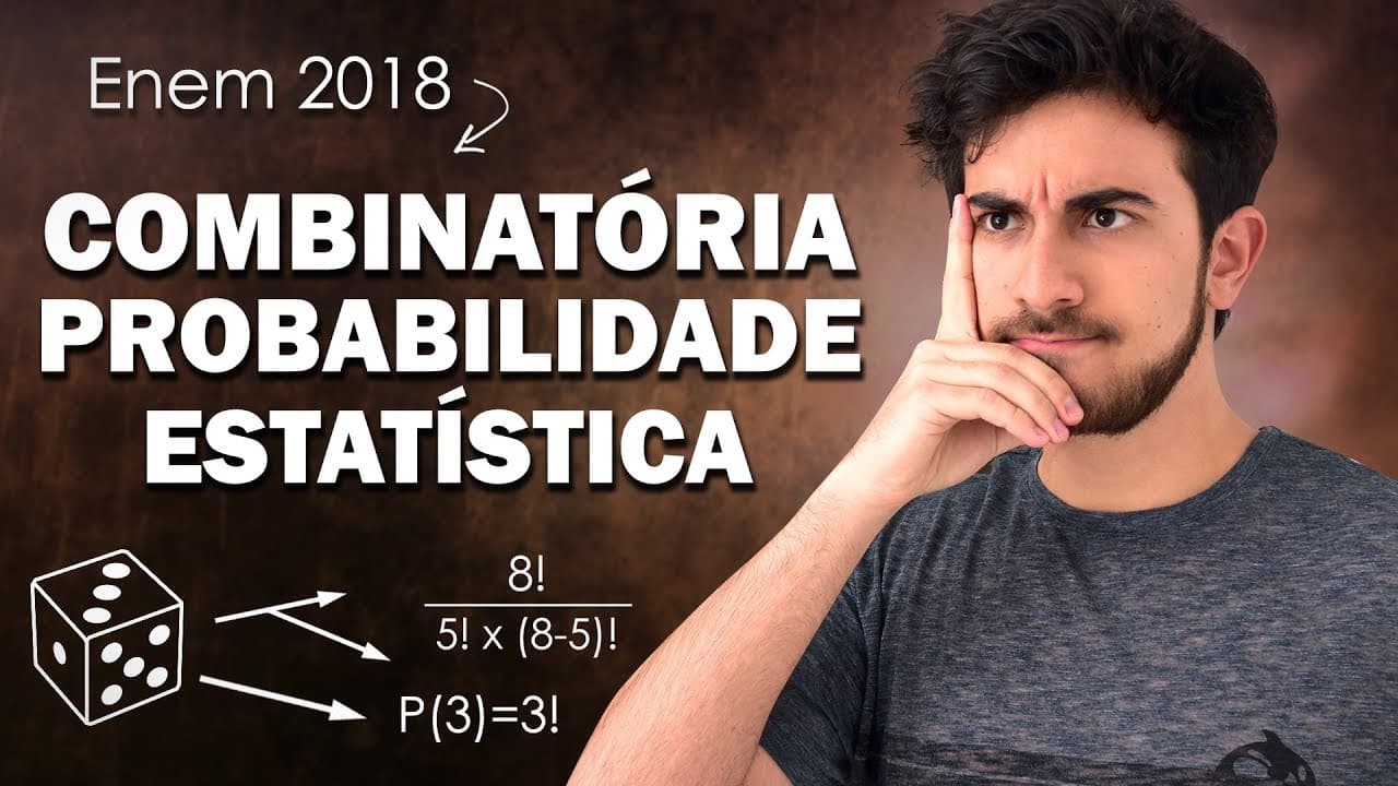 Thumbnail: REVISÃO DE MATEMÁTICA ENEM: Probabilidade + Análise Combinatória + Estatística