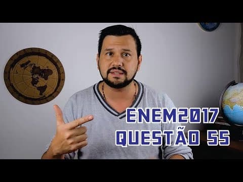Thumbnail da aula: RESOLUÇÃO COMENTÁRIOS ENEM 2017: QUESTÃO 55 - ACIDEZ DO SOLO