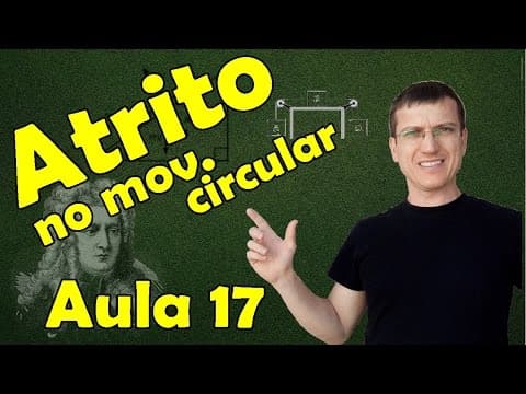 Thumbnail da aula: FORÇA DE ATRITO NO MOVIMENTO CIRCULAR - DINÂMICA - AULA 17 - Prof. Marcelo Boaro