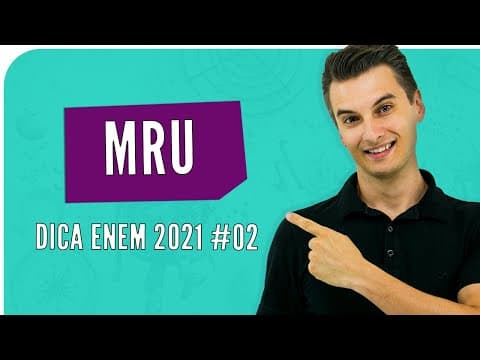 Thumbnail da aula: MRU – ENEM 2021 #02 – Bioexplica