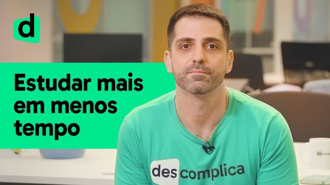 Thumbnail: COMO ESTUDAR MAIS EM MENOS TEMPO | PLANTÃO DESCOMPLICA