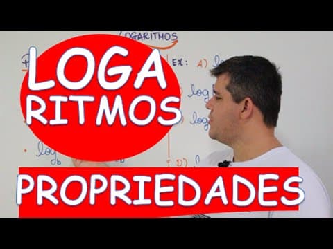 Thumbnail da aula: LOGARITMO : PROPRIEDADES OPERATÓRIAS