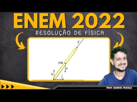 Thumbnail da aula: ENEM 2022 - ALAVANCA - Tribologia é o estudo da interação entre duas superfícies em contato, como