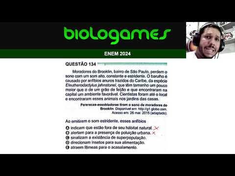 Thumbnail da aula: ENEM 2024 - PROVA VERDE - Questão 134