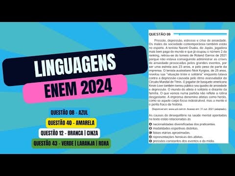 Thumbnail da aula: Resolução questão 09 (PROVA AZUL) | Linguagens ENEM 2024