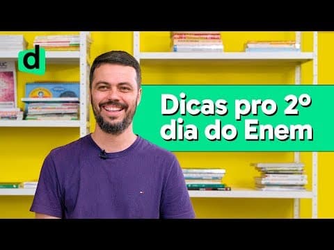 Thumbnail da aula: FUI MAL NO 1º DIA DO ENEM: O QUE FAZER AGORA? | PLANTÃO DESCOMPLICA