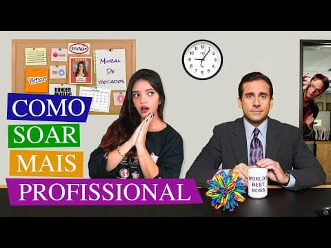 Thumbnail da aula: ✅ 8 COISAS PARA FALAR NO TRABALHO E IMPRESSIONAR O CHEFE E OS COLEGAS! 🚀 (Débora Aladim)
