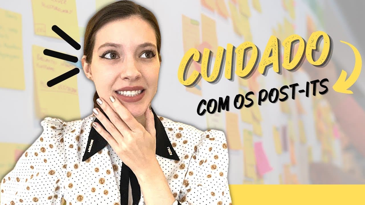 Thumbnail: Post-it como MÉTODO de ESTUDO - Isso vai atrapalhar a sua APROVAÇÃO no ENEM | Sarah Schollmeier