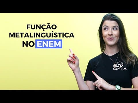 Thumbnail da aula: Funções da Linguagem no Enem: Metalinguística - Brasil Escola