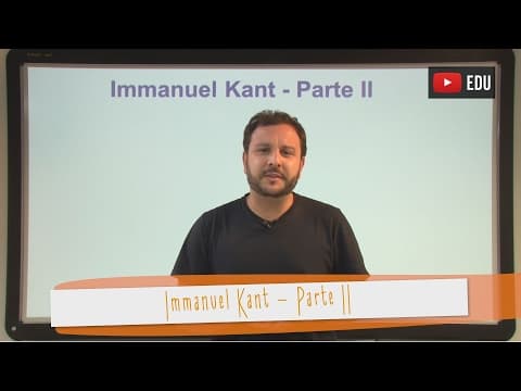 Thumbnail da aula: Videoaulas Poliedro | Immanuel Kant - Parte II