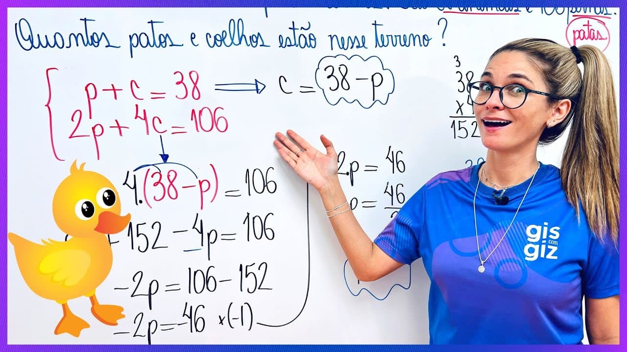 Thumbnail: SISTEMA DE EQUAÇÕES DO 1º GRAU - EXERCÍCIOS