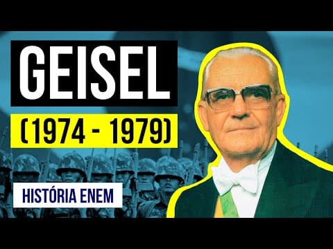 Thumbnail da aula: GEISEL: crise do petróleo, reabertura e revogação do AI-5 | RESUMO DE HISTÓRIA PARA O ENEM