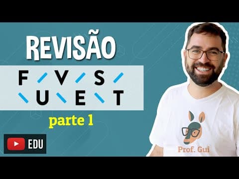 Thumbnail da aula: Revisão Fuvest 2020: Primeira Fase. Parte 1 | Prof. Guilherme