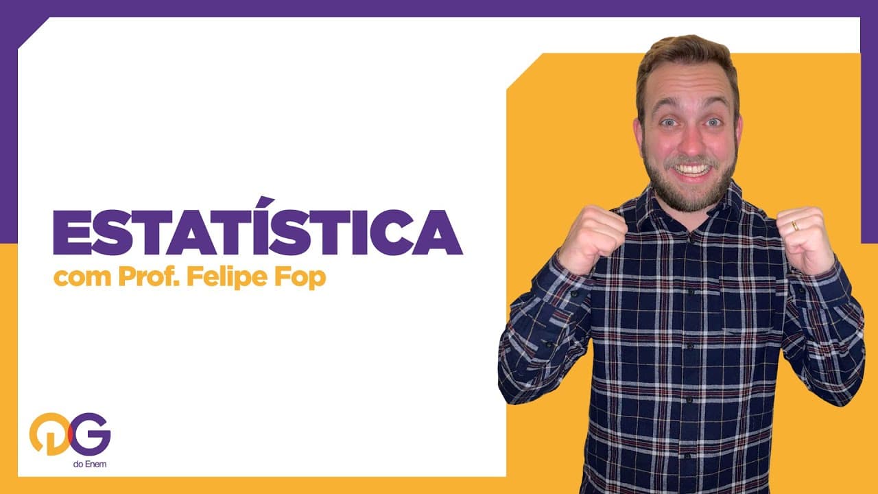 Thumbnail: Estatística - Matemática com o Prof. Felipe Fop