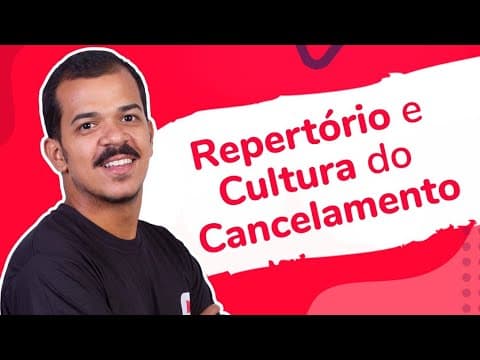 Thumbnail da aula: CULTURA DO CANCELAMENTO | Dica Nota 1000 | David Gonçalves