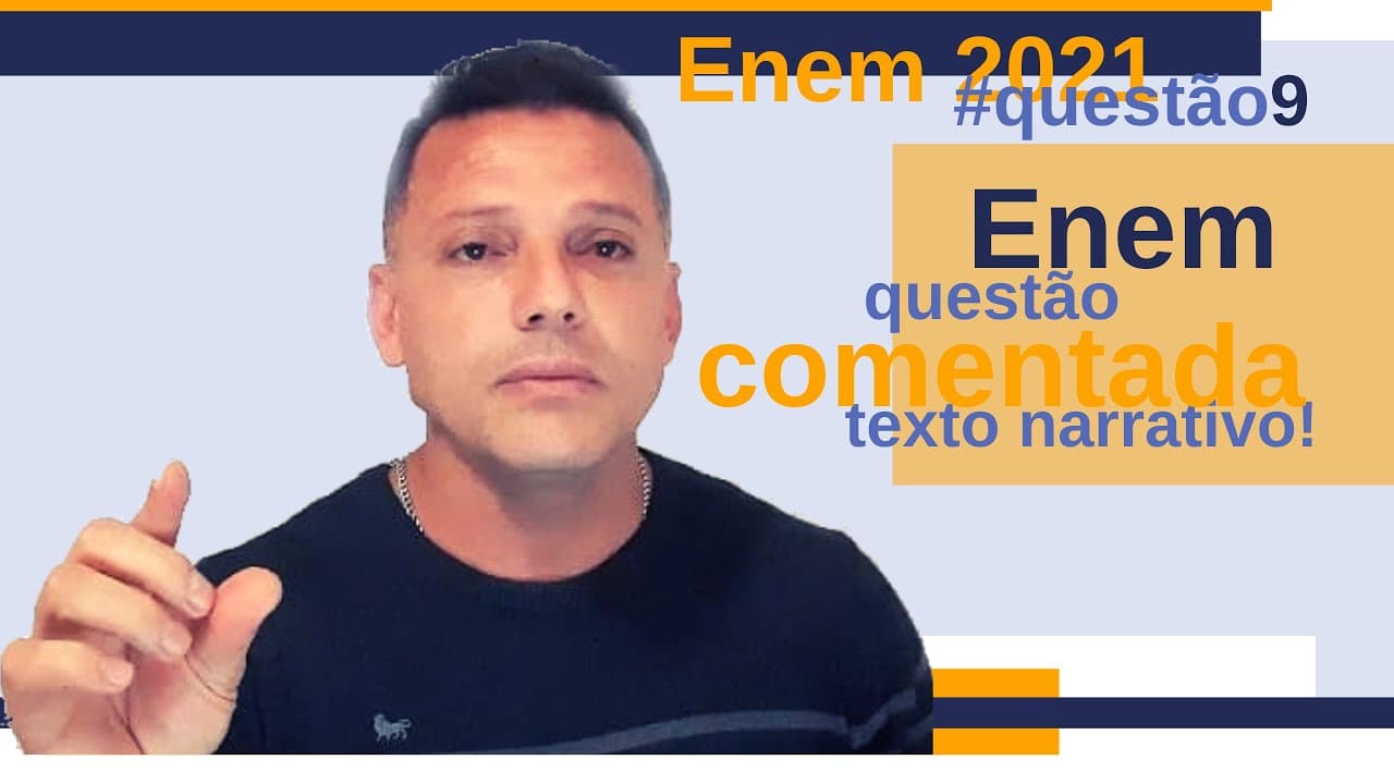 Thumbnail: Enem: questão comentada de português. Texto narrativo