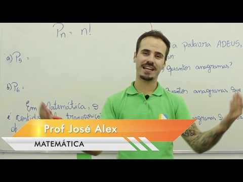 Thumbnail da aula: Matemática: Análise Combinatória: PERMUTAÇÃO