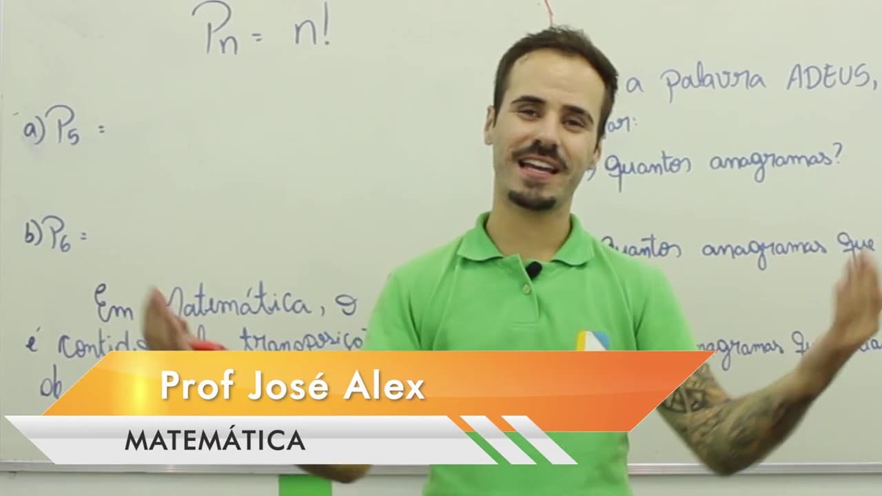 Thumbnail: Matemática: Análise Combinatória: PERMUTAÇÃO