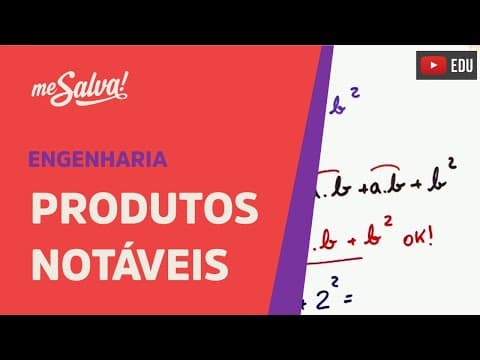 Thumbnail da aula: Produtos Notáveis | Matemática Básica | Me Salva! ENEM e Vestibulares