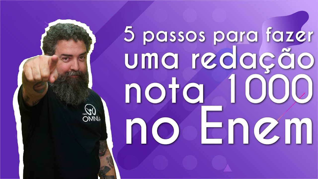 Thumbnail: 5 passos para fazer uma redação nota 1000 no Enem - Brasil Escola