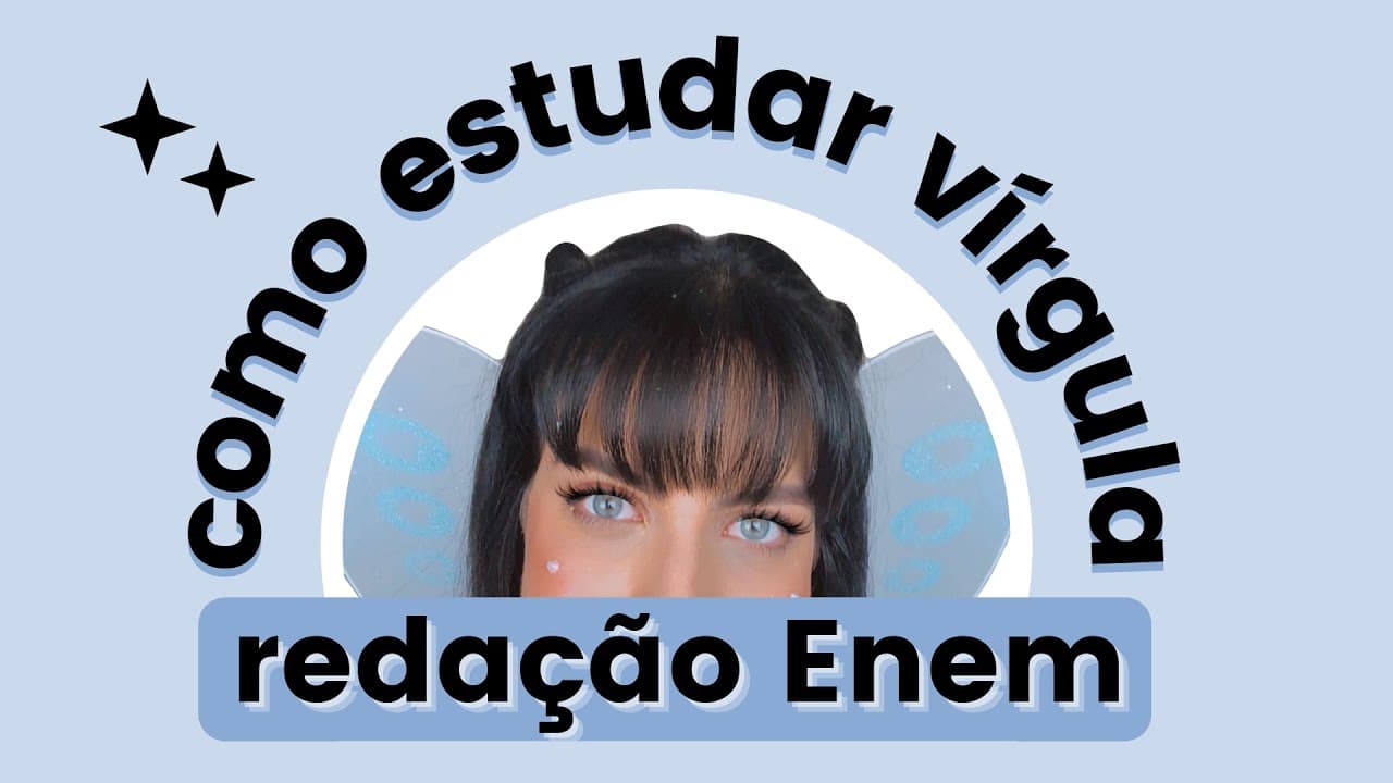 Thumbnail: Como estudar vírgula pra redação do Enem?