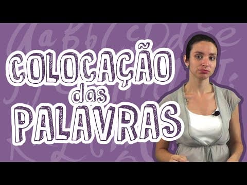 Thumbnail da aula: Aula Português - Colocação das Palavras - Princípio Geral - STOODI