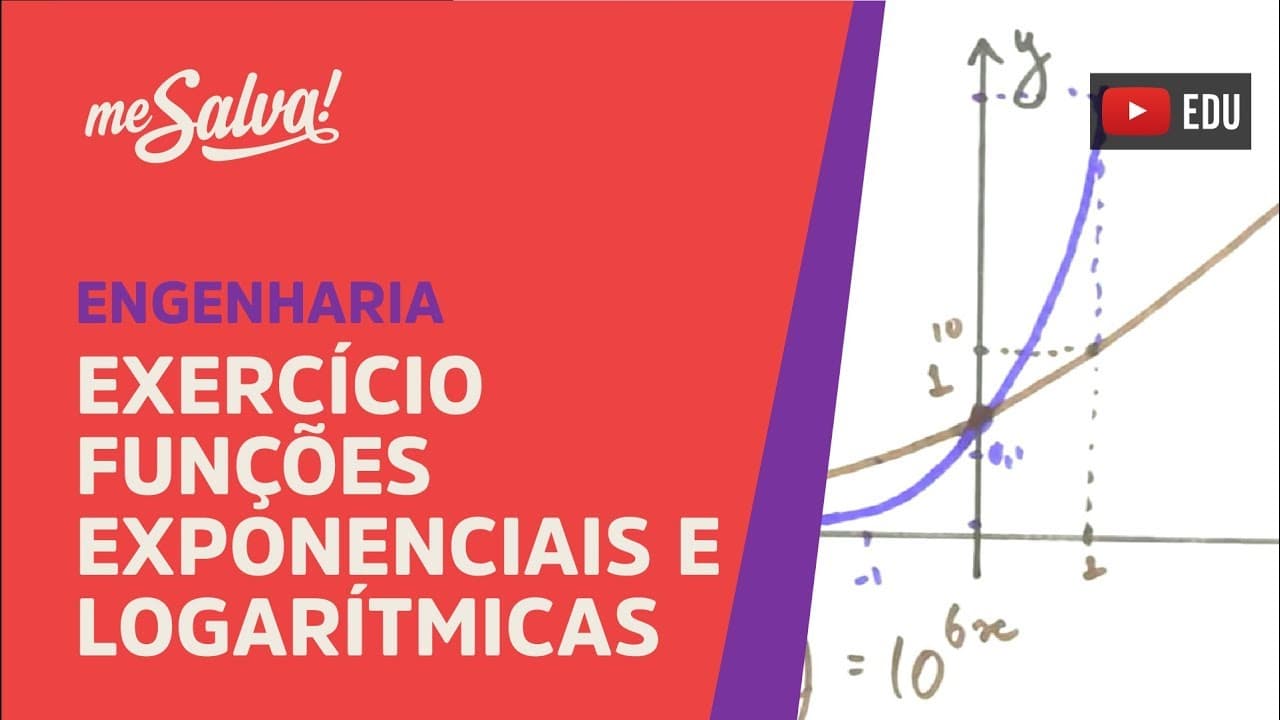 Thumbnail: Me Salva! PRC16 - Exercício: Funções exponenciais e logarítmicas
