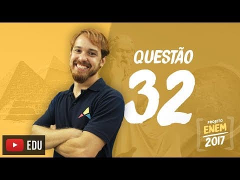 Thumbnail da aula: Enem 2016 - Ciências Humanas | Questão 32 (Caderno Branco)