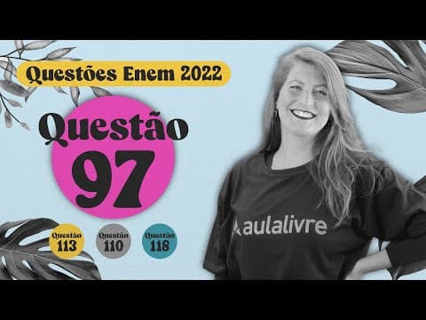 Thumbnail da aula: ENEM 2022 I Sistema Endócrino I Questão 97