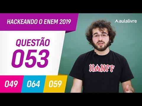 Thumbnail da aula: Enem 2019 | Filosofia: Ciência Moderna | Questão 53 (branco)