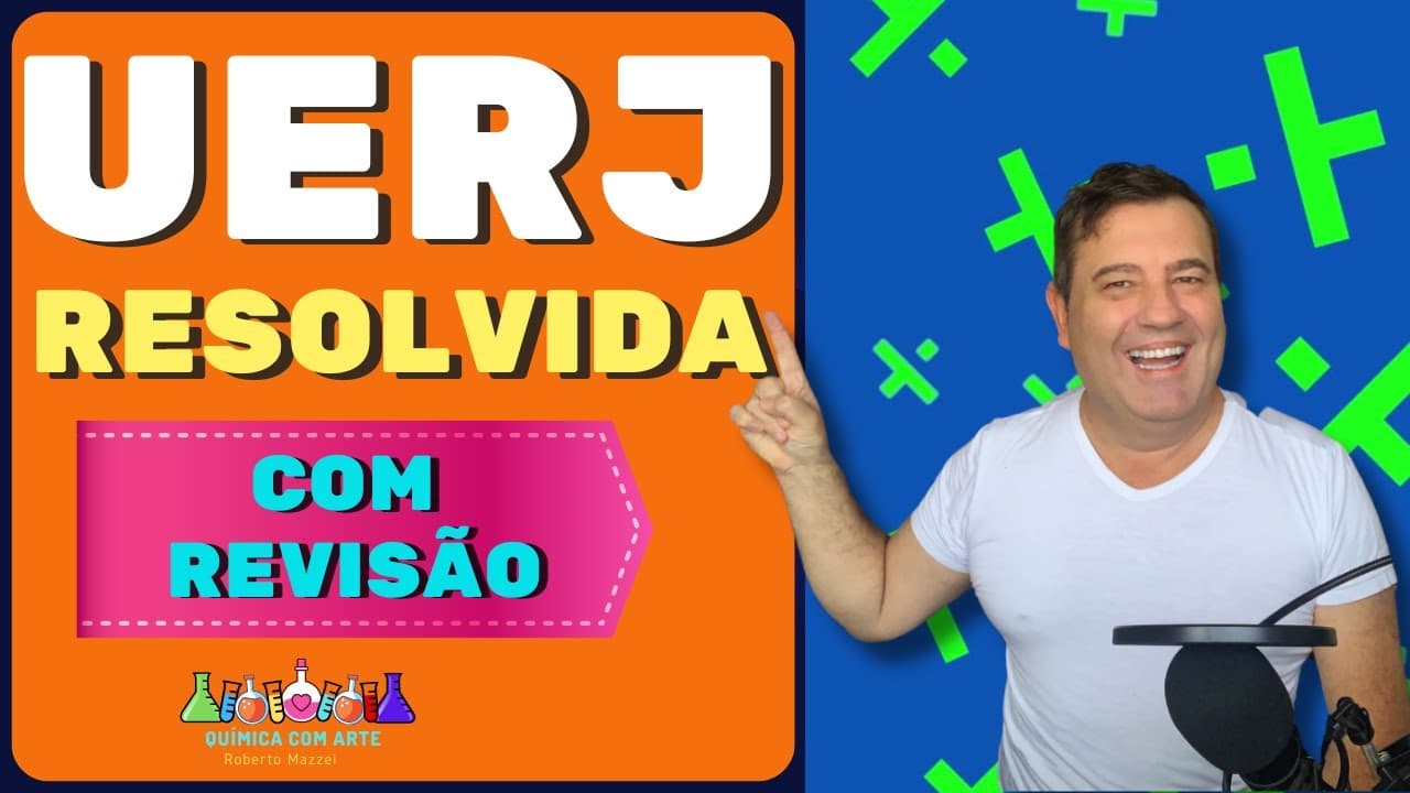 Thumbnail: 💡 UERJ ED 2019 | Em um processo industrial a salmoura uma solução aquosa com alta concentra