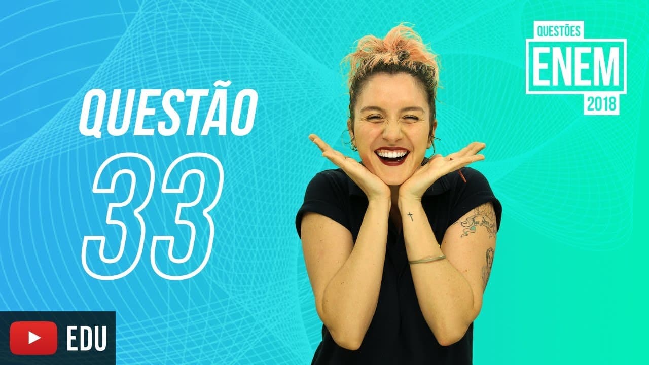 Thumbnail: ENEM 2018 | Celíacos | questão 33 (caderno amarelo)