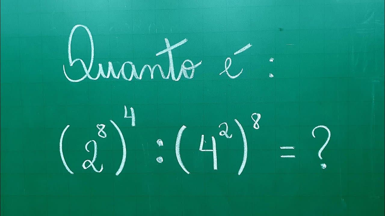 Thumbnail: POTÊNCIA DE UMA POTÊNCIA ∣ COMO RESOLVER? ∣ Professora Angela Matemática