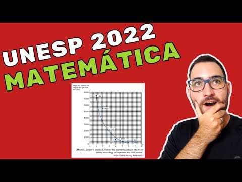 Thumbnail da aula: UNESP 2022 | 2º DIA MATEMÁTICA | A expansão global da internet tem sido possível em virtude do