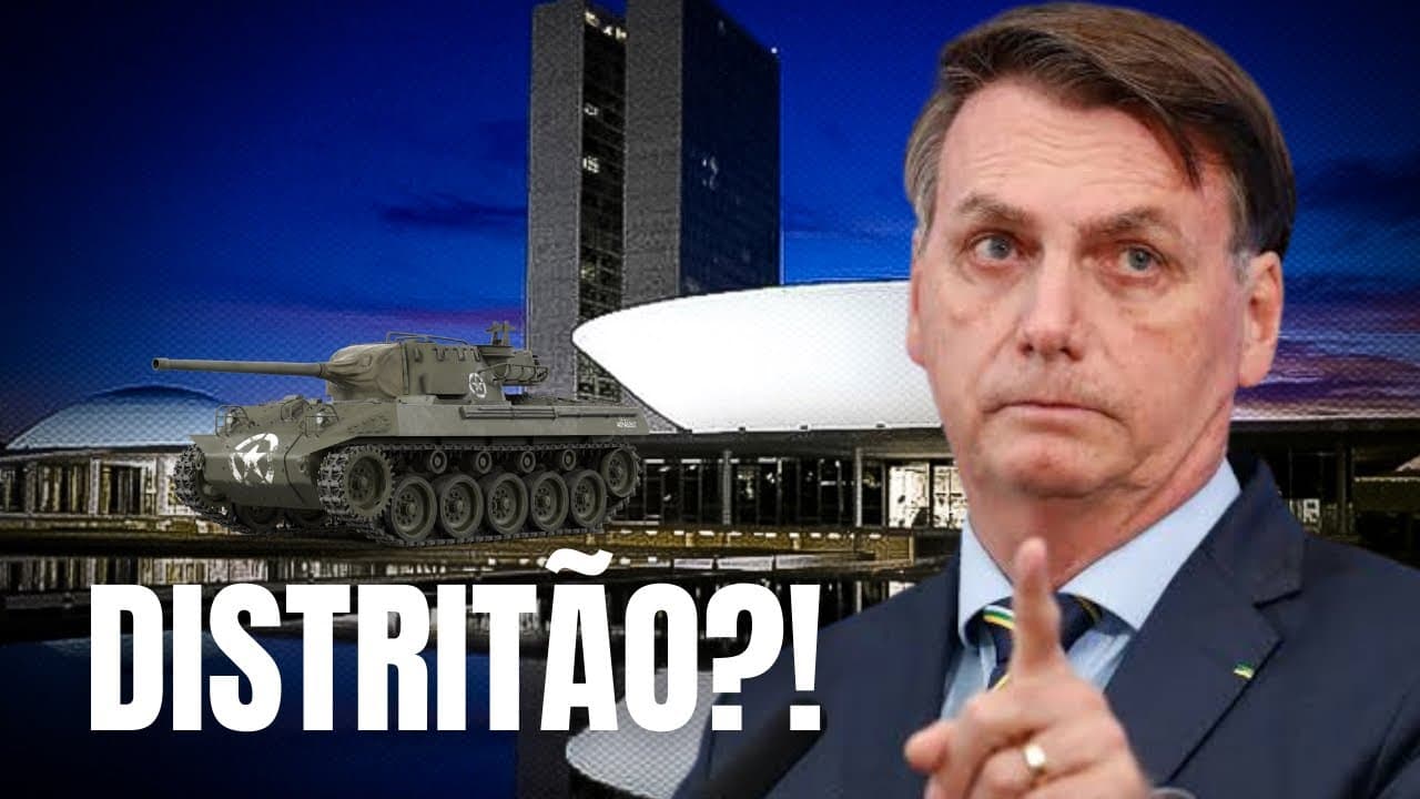 Thumbnail: Bolsonaro, tanques e o “golpe do distritão” | Ricardo Marcílio