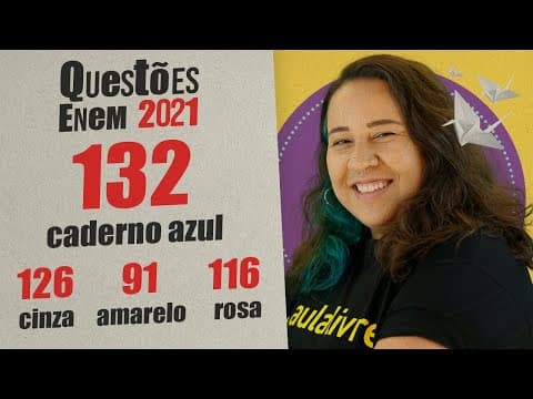 Thumbnail da aula: ENEM 2021 | Génetica | Questão 132 (caderno azul)