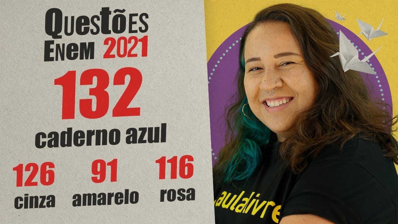 Thumbnail: ENEM 2021 | Génetica | Questão 132 (caderno azul)