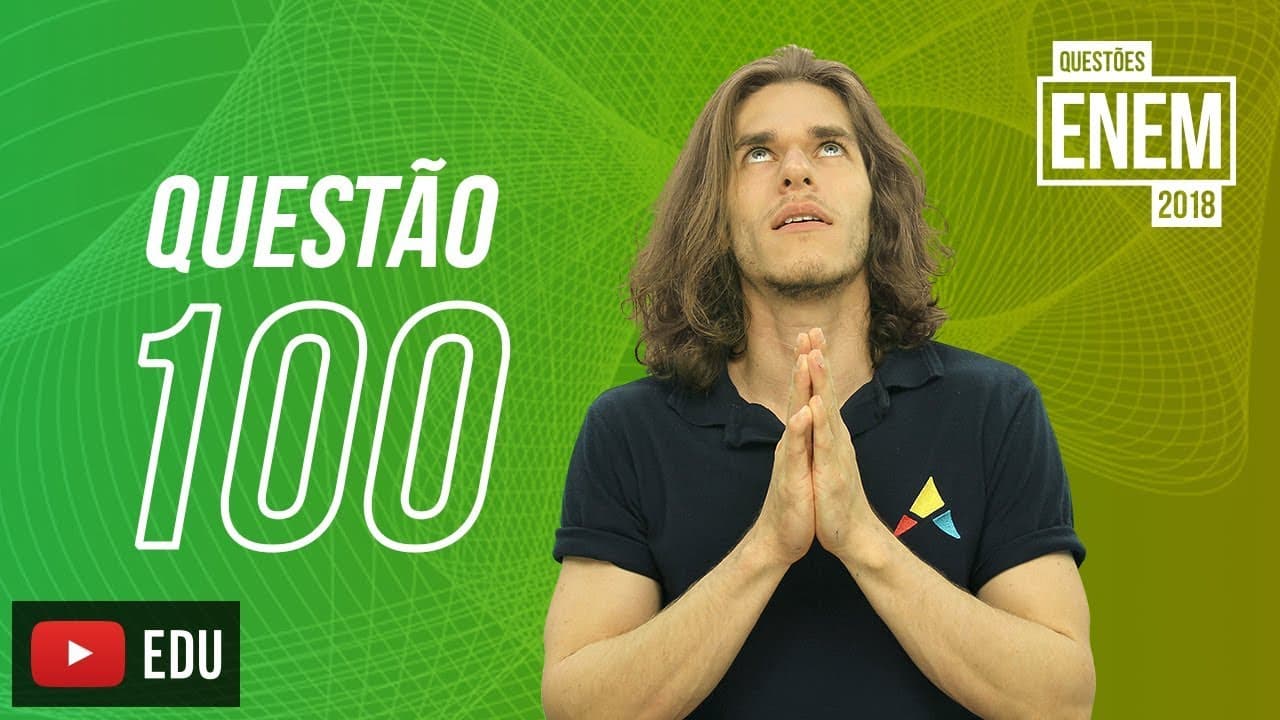 Thumbnail: ENEM 2018 | Cálculo estequiométrico | Questão 100 (caderno amarelo)