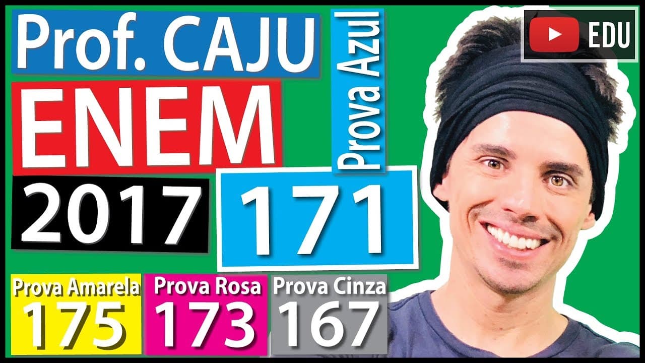 Thumbnail: [ENEM 2017] 171 📘 GEOMETRIA PLANA Pivô central é um sistema de irrigação muito usado na